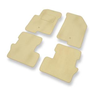 Premium tappetini auto in velluto compatibili con Dodge Caliber Hatchback (2007-2011) - tappeti auto beige