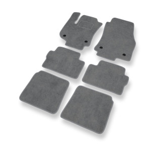 Premium tappetini auto in velluto compatibili con Opel Zafira B Monovolume (2005-2012) - tappeti auto grigio
