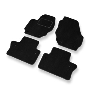 Premium tappetini auto in velluto compatibili con Volvo V60 I Station Wagon (2010-2018) - tappeti auto nero