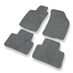 Premium tappetini auto in velluto compatibili con Alfa Romeo GT Coupé (2003-2010) - tappeti auto grigio