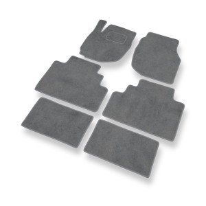 Premium tappetini auto in velluto compatibili con Mazda MPV II Monovolume (1999-2006) - tappeti auto grigio