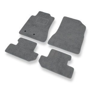 Premium tappetini auto in velluto compatibili con Ford Mustang VI Coupé, Cabriolet (2014-2023) - tappeti auto grigio