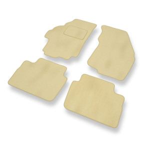Premium tappetini auto in velluto compatibili con Suzuki Liana Hatchback, Berlina (2001-2007) - tappeti auto beige