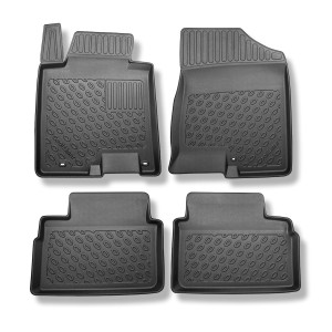 Tappetini Auto in TPE compatibili con Kia Ceed II Hatchback (05.2012-05.2018) - tappeti auto neri