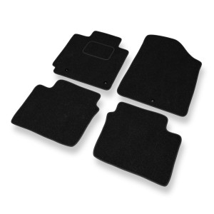Tappetini in feltro compatibili con Hyundai Elantra V Berlina (2011-2015) - tappeti auto nero
