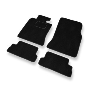 Premium tappetini auto in velluto compatibili con Mini Cabrio II Cabriolet (2009-2015) - tappeti auto nero