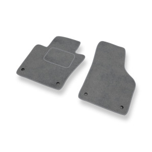 Premium tappetini auto in velluto compatibili con Volkswagen Jetta VI Berlina (2011-2018) - tappeti auto grigio