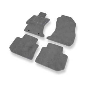 Premium tappetini auto in velluto compatibili con Subaru XV SUV (2012-2017) - tappeti auto grigio