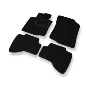 Premium tappetini auto in velluto compatibili con Toyota Aygo I Hatchback (2005-2014) - tappeti auto nero
