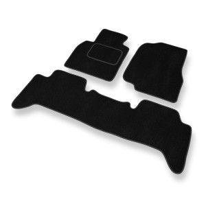 Premium tappetini auto in velluto compatibili con Toyota Land Cruiser J100 SUV (1998-2007) - tappeti auto nero