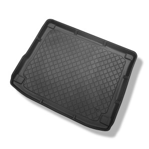 Vasca baule compatibile con Volkswagen Touareg II SUV (02.2010-03.2018) - tappetino per bagagliaio - tappeto bagagliaio per auto