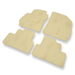 Premium tappetini auto in velluto compatibili con Chevrolet Orlando Monovolume (2010-2018) - tappeti auto beige