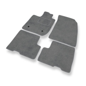 Premium tappetini auto in velluto compatibili con Dacia Duster II SUV (2018-2024) - tappeti auto grigio