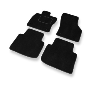 Premium tappetini auto in velluto compatibili con Skoda Superb III Station Wagon, Liftback (2015-2024) - tappeti auto nero