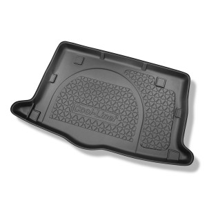 Vasca baule compatibile con Hyundai Veloster Coupé (07.2011-12.2016) - con / senza subwoofer; possibilit? di non utilizzare il vano sinistro - tappet