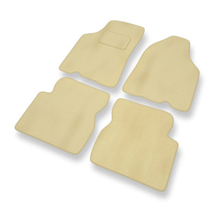 Premium tappetini auto in velluto compatibili con Kia Shuma I Hatchback, Berlina (1997-2001) - tappeti auto beige
