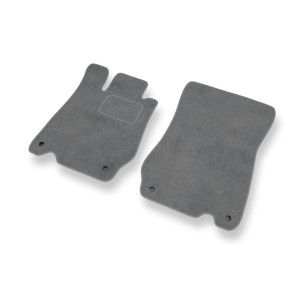 Premium tappetini auto in velluto compatibili con Mercedes-Benz SL R230 Roadster (2002-2012) - tappeti auto grigio