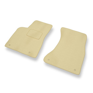 Premium tappetini auto in velluto compatibili con Audi Q5 I 8R SUV (2008-2016) - tappeti auto beige