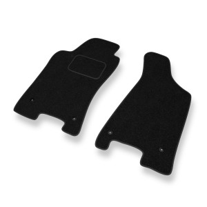 Tappetini in feltro compatibili con Audi 80 IV B4 Avant, Coupé, Cabriolet, Sedan (1991-1996) - tappeti auto nero