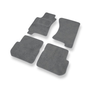 Premium tappetini auto in velluto compatibili con Subaru Forester I SUV (1997-2002) - tappeti auto grigio