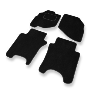 Premium tappetini auto in velluto compatibili con Honda City IV Berlina (2002-2008) - tappeti auto nero