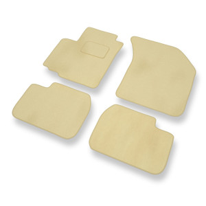 Premium tappetini auto in velluto compatibili con Fiat Sedici Crossover (2005-2014) - tappeti auto beige
