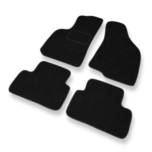 Tappetini in feltro compatibili con Daewoo Lanos Hatchback, Berlina (1997-2008) - tappeti auto nero