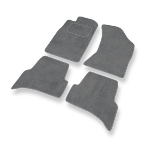 Premium tappetini auto in velluto compatibili con Toyota 4Runner IV SUV (2003-2023) - tappeti auto grigio