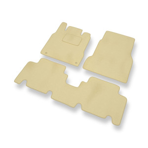 Premium tappetini auto in velluto compatibili con Mercedes-Benz Classe A W168 Hatchback (1997-2004) versione lunga - tappeti auto beige