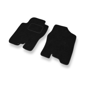Tappetini in feltro compatibili con Nissan Navara D40 Pick-Up (2005-2014) - tappeti auto nero