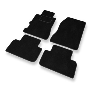 Premium tappetini auto in velluto compatibili con Honda Legend III Berlina (1995-2004) - tappeti auto nero