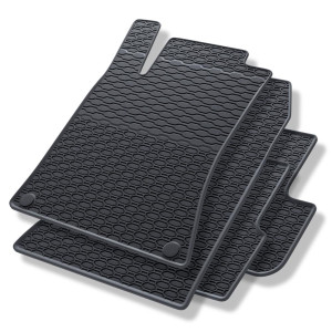Tappetini auto in gomma compatibili con Mercedes-Benz Classe B W246 Sports Tourer (2011-2018) - tappeti gomma - nero - 4 pz.
