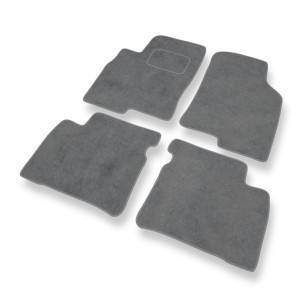 Premium tappetini auto in velluto compatibili con Hyundai XG Berlina (1999-2005) - tappeti auto grigio