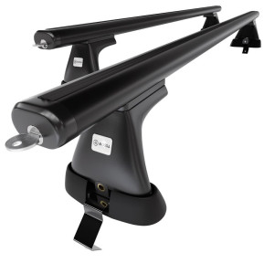 Barre portatutto in alluminio compatibili con Ford Mondeo mk V Berlina (2014-2022) - senza punti di fissaggio di serie - portapacchi auto colore nero
