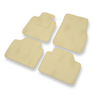 Premium tappetini auto in velluto compatibili con BMW 3 V F30 Berlina (2012-2018) - tappeti auto beige