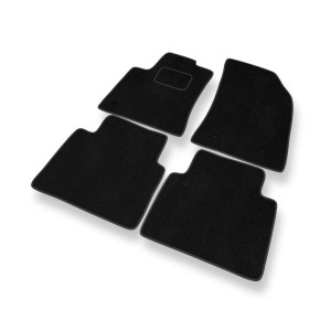 Premium tappetini auto in velluto compatibili con Opel Crossland X SUV (2017-2021) - tappeti auto nero