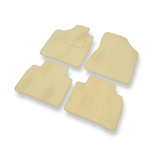 Premium tappetini auto in velluto compatibili con Nissan Murano I SUV (2002-2007) - tappeti auto beige