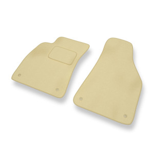 Premium tappetini auto in velluto compatibili con Audi A4 III B7 Avant, Cabriolet, Sedan (2004-2008) - tappeti auto beige