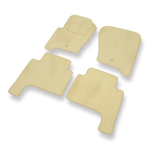Premium tappetini auto in velluto compatibili con Land Rover Range Rover Sport I SUV (2004-2013) - tappeti auto beige