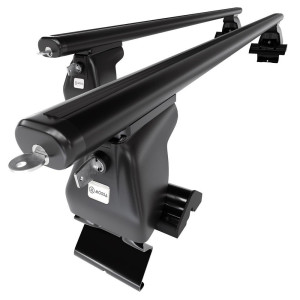 Barre portatutto in alluminio compatibili con Nissan Almera mk II Berlina (2000-2006) - senza punti di fissaggio di serie - portapacchi auto colore n