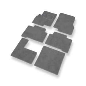 Premium tappetini auto in velluto compatibili con Mitsubishi Grandis Monovolume (2003-2011) - tappeti auto grigio