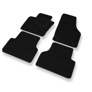Tappetini in feltro compatibili con Audi Q3 I 8U SUV (2011-2018) - tappeti auto nero