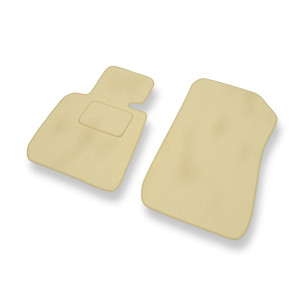 Premium tappetini auto in velluto compatibili con BMW 3 M3 IV E93 Cabriolet (2007-2013) - tappeti auto beige