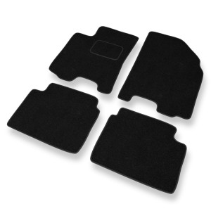 Tappetini in feltro compatibili con Chevrolet Lacetti Hatchback, Station Wagon, Berlina (2003-2009) - tappeti auto nero