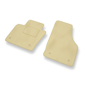 Premium tappetini auto in velluto compatibili con Audi Q3 I 8U SUV (2011-2018) - tappeti auto beige