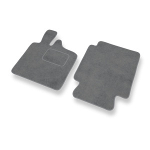 Premium tappetini auto in velluto compatibili con Smart ForTwo I Hatchback, Cabriolet (1998-2007) - tappeti auto grigio