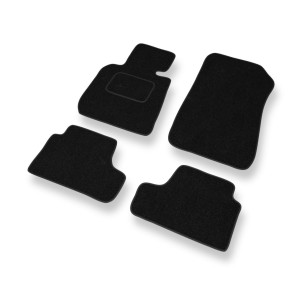 Tappetini in feltro compatibili con BMW 3 M3 IV E93 Cabriolet (2007-2013) - tappeti auto nero