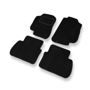Premium tappetini auto in velluto compatibili con Saab 9-5 I Station Wagon, Berlina (1997-2010) - tappeti auto nero