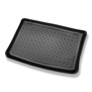 Vasca baule compatibile con Renault Clio IV Hatchback (10.2012-08.2019) - tappetino per bagagliaio - tappeto bagagliaio per auto
