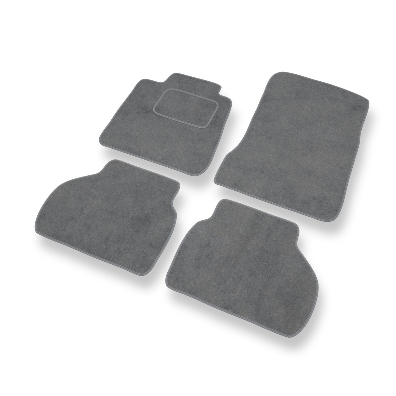 Premium tappetini auto in velluto compatibili con Renault Vel Satis Hatchback (2001-2009) - tappeti auto grigio